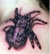 spider neck tattoos